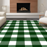 Contemporary Green Tartan Vibe(Green)