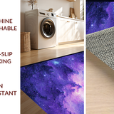 Ultra Soft Area Rug, Non Slip, Stain Resistant, Washable Area Rugs for Living Room, Bedroom, Dreamy Ethereal Space Theme(Purple)