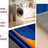 Trendy Orange and Blue Fusion(Blue)
