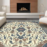 Ultra Soft Area Rug, Non Slip, Stain Resistant, Washable Area Rugs for Living Room, Bedroom, Charming Animal Motif in Earthy Tones(Beige)
