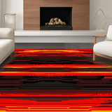 Eye Catching Abstract Volcanic Motif(Red)