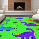 Fun Filled T Rex and Friends Scene(Green)