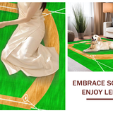Vibrant Whimsical Baseball Diamond Decor(Green)