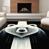 Ultra Soft Area Rug, Non Slip, Stain Resistant, Washable Area Rugs for Living Room, Bedroom, Modern Minimalist Shag Appeal(White)