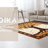 Contemporary Colorful Symbolic Design(Beige)