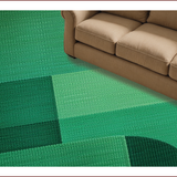 Ultra Soft Area Rug, Non Slip, Stain Resistant, Washable Area Rugs for Living Room, Bedroom, Contemporary Faded Kids Playroom Stain-Resistant Rug(Green)