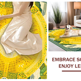 Trendy Colorful Contemporary Geometry(Yellow)