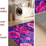 Ultra Soft Area Rug, Non Slip, Stain Resistant, Washable Area Rugs for Living Room, Bedroom, Vivid Plush Cozy Decor Style(Purple)