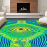 Lively Twisted Visual Effect(Blue)