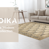 Ultra Soft Area Rug, Non Slip, Stain Resistant, Washable Area Rugs for Living Room, Bedroom, Unique Cozy Animal Print(Beige)