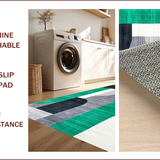 Ultra Soft Area Rug, Non Slip, Stain Resistant, Washable Area Rugs for Living Room, Bedroom, Minimalist Soft Toned Design(Gray)