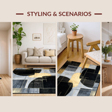 Stylish Dynamic Symmetrical Shapes(Gray)