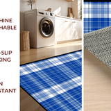 Cozy Gingham Patterned Delight(Blue)