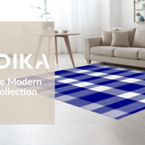 Elegant Coastal Checkered Aesthetic(Blue)