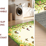 Lively Abstract Floral Fusion(Ivory)