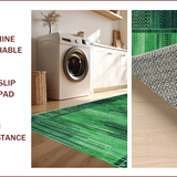 Ultra Soft Area Rug, Non Slip, Stain Resistant, Washable Area Rugs for Living Room, Bedroom, Modern Moss Aesthetic Bathroom Washable Mat(Green)