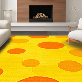 Energetic Kaleidoscopic Round Theme(Yellow)