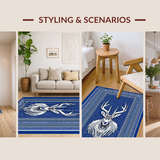 Captivating Contemporary Nature Motif(Blue)