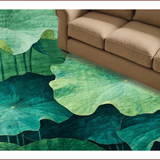 Ultra Soft Area Rug, Non Slip, Stain Resistant, Washable Area Rugs for Living Room, Bedroom, Charming Earthy Tones Floral Arrangement(Green)