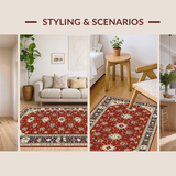 Sophisticated Warm Color Trellis(Red)