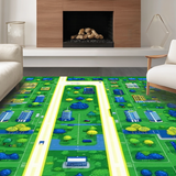 Fun Multicolored Educational Activity Mat(Green)