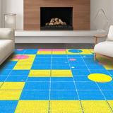 Energetic Color Splash Educational Layout(Blue)