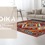 Unique Bright Geometric Arrangement(Red)