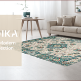 Elegant Sage Toned Lattice Design(Beige)