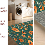 Trendy Contemporary Floral Fusion(Green)