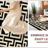 Elegant Black Beige Trellis Aesthetic(Beige)