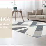 Ultra Soft Area Rug, Non Slip, Stain Resistant, Washable Area Rugs for Living Room, Bedroom, Contemporary White and Gray Kitchen Easy-Clean Rug(Gray)