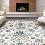 Cozy Neutral Trellis Design(White)