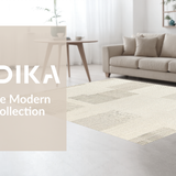 Ultra Soft Area Rug, Non Slip, Stain Resistant, Washable Area Rugs for Living Room, Bedroom, Luxurious Handcrafted Modern Texture(Beige)