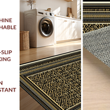 Contemporary Lattice Patterned Sophistication(Black)