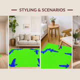 Bright Cheerful Wildlife Illustration(Green)