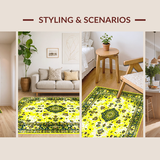 Artistic Nature Inspired Tapestry(Yellow)