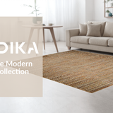 Ultra Soft Area Rug, Non Slip, Stain Resistant, Washable Area Rugs for Living Room, Bedroom, Whimsical Playful Diamond Design(Brown)