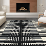 Dynamic Contemporary Zebra Artistry(Black)