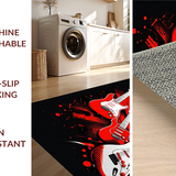 Artistic Guitar Graphic Presentation(Red)