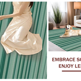 Rustic Earthy Striped Weave Concept(Green)