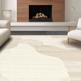 Artful Beige Tiled Composition(Beige)
