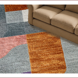 Ultra Soft Area Rug, Non Slip, Stain Resistant, Washable Area Rugs for Living Room, Bedroom, Modern Abstract Low Pile(Gray)