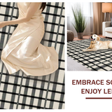 Elegant Earthy Layered Stripes(Beige)