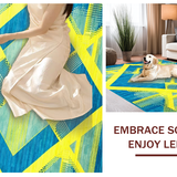 Elegant Modern Symmetrical Design(Blue)