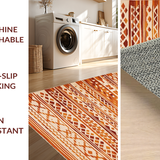 Ultra Soft Area Rug, Non Slip, Stain Resistant, Washable Area Rugs for Living Room, Bedroom, Trendy Soft Shag Surface(Brown)