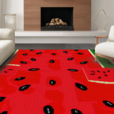 Fun Textured Shaggy Surface(Red)
