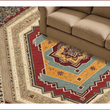 Ultra Soft Area Rug, Non Slip, Stain Resistant, Washable Area Rugs for Living Room, Bedroom, Braided Trout Fishing(Red)