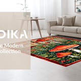 Chic Toned Mushroom Design(Red)