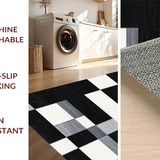 Classic Black and Cream Checkers Design(Black)