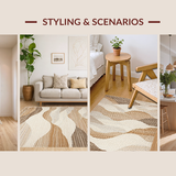 Vibrant Shapes Decorative(Beige)